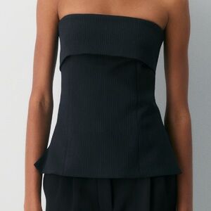 Babaton Pin Stripe Black Element Top